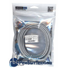 Кабель Vention USB 2.0 AM - USB AF 3m серый круглый
