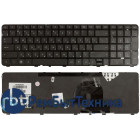 Клавиатура для ноутбука HP Pavilion DV7-4000 черная c рамкой