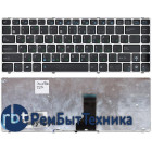 Клавиатура для ноутбука Asus UL30 K42 черная с серебристой рамкой