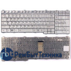 Клавиатура для ноутбука Toshiba Satellite P200  серебристая