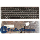 Клавиатура для ноутбука Lenovo IdeaPad Z560 Z565 G570 G770 черная с серой рамкой