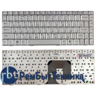 Клавиатура для ноутбука Asus U3 F9 F6 F6A F6E F6H F6S F6V F6Ve серебристая