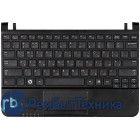 Клавиатура для ноутбука Samsung NC110 топ-панель черная