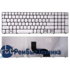Клавиатура для ноутбука Packard Bell TM81 TM86 TM87 TM89 TM94 TX86/NV50 серебристая