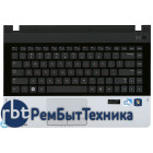 Клавиатура для ноутбука Samsung 300E4A черная топ-панель
