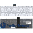 Клавиатура для ноутбука Toshiba Satellite L850 L875 L870 L855  белая c белой рамкой
