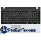 Клавиатура для ноутбука Samsung NP305E7A топкейс серый, кнопки черные