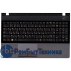 Клавиатура для ноутбука Samsung 300E5A 305E5A черная топ-панель темно-серая