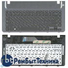 Клавиатура для ноутбука Samsung 355V4C-S01 BA75-04105C черная с серой рамкой