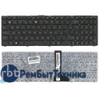 Клавиатура для ноутбука Asus U56E черная без рамки (вертикальный Enter)