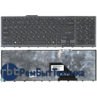 Клавиатура для ноутбука Sony Vaio VPC-F11 VPC-F12 VPC-F13 VPC-F11M1EH черная с серой рамкой