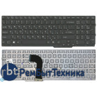 Клавиатура для ноутбука Sony Vaio SVS15 черная с подсветкой плоский ENTER