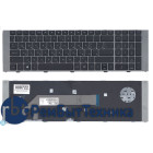 Клавиатура для ноутбука HP ProBook 4740S черная с серой рамкой