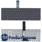 Клавиатура для ноутбука Asus X501A X501U X550 черная плоский Enter