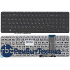 Клавиатура для ноутбука HP Envy 15-j000 черная без рамки, плоский Enter