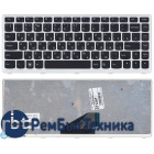 Клавиатура для ноутбука Lenovo IdeaPad U310 черная с серой рамкой