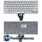 Клавиатура для ноутбука Sony Vaio Fit 14E  серебристая без рамки