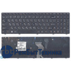 Клавиатура для ноутбука Lenovo IdeaPad G500 G700 черная с черной рамкой