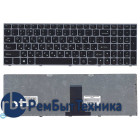Клавиатура для ноутбука Lenovo IdeaPad B5400 M5400 черная с серебристой рамкой