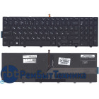 Клавиатура для ноутбука Dell Inspiron 15-3000 15-5000 5547 5521 5542 черная с подсветкой