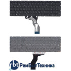 Клавиатура для ноутбука HP Pavilion 15-ab 15-ab000 15-cb 15z-ab100 черная с белой подсветкой