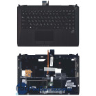 Клавиатура для ноутбука Asus G46 топ-панель черная с подсветкой