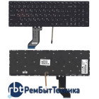 Клавиатура для ноутбука Lenovo IdeaPad Y700 Y700-15ISK черная без рамки с подсветкой