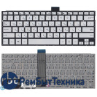 Клавиатура для ноутбука Asus TP300, TP300L серебристая без рамки