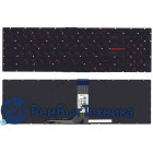 Клавиатура для ноутбука MSI GT72 GS60 GS70 GP62 GL72 GE72 черная с красной подсветкой