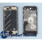Средняя и боковая рамки в сборе для Apple IPhone 4G silver