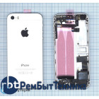 Задняя крышка для iPhone 5S с разъемами кнопками и шлейфами белая