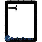 Сенсорное стекло (тачскрин) для iPad 1 черное с рамкой