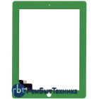 Сенсорное стекло (тачскрин) для iPad 2 зеленое