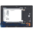 Модуль (Матрица, экран, дисплей + тачскрин) Lenovo IdeaTab S6000 черный с рамкой