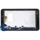 Сенсорное стекло (тачскрин) ZTE V9 MCF-070-0170-V4.0 черное с рамкой
