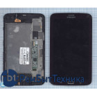 Модуль (Матрица, экран, дисплей + тачскрин) Samsung Galaxy Tab 3 7.0 SM-T211 коричневый с рамкой