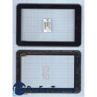 Сенсорное стекло (тачскрин) Prestigio Multipad PMT5587 черное с рамкой