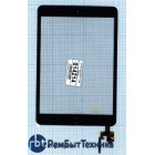 Сенсорное стекло (тачскрин) Ipad mini 3 + cable (retina) + IC черное