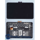 Модуль (Матрица, экран, дисплей + тачскрин) Dell Venue 8 Pro черный с рамкой