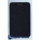 Модуль (Матрица, экран, дисплей + тачскрин) Lenovo A7-30 A3300 черный с рамкой