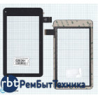 Сенсорное стекло (тачскрин) QSD E-C7058-02 черное