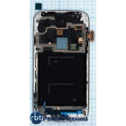 Модуль (Матрица, экран, дисплей + тачскрин) Samsung Galaxy S4 GT-I9500 белый с рамкой