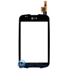 Сенсорное стекло (тачскрин) LG Optimus One P500 черное