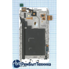 Модуль (Матрица, экран, дисплей + тачскрин) Samsung Galaxy Note 1 GT-N7000 белый с рамкой