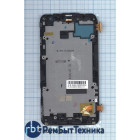 Модуль (Матрица, экран, дисплей + тачскрин) HTC Titan X310e черный с рамкой