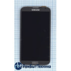 Модуль (Матрица, экран, дисплей + тачскрин) Samsung Galaxy Note 2 GT-N7100 серый титан с рамкой