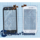 Сенсорное стекло (тачскрин) Fly IQ442 Miracle белое