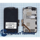 Модуль (Матрица, экран, дисплей + тачскрин) HTC Desire S S510e G12 черный с рамкой