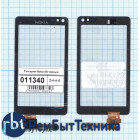Сенсорное стекло (тачскрин) Nokia N8 черное