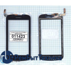 Сенсорное стекло (тачскрин) Huawei Ascend G300 с рамкой серый
